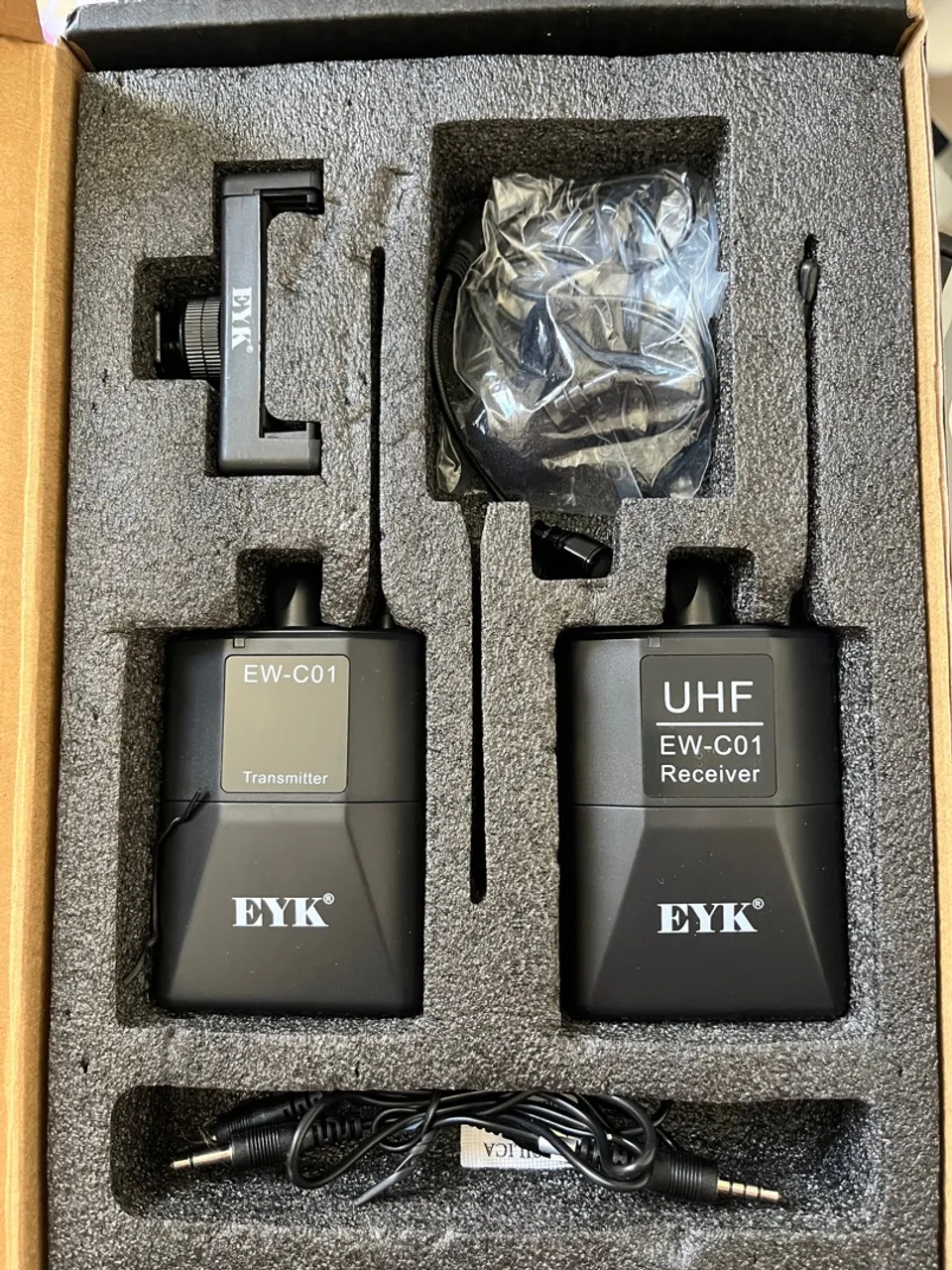 Microfone Sem Fio p/Som e Celular EYK
