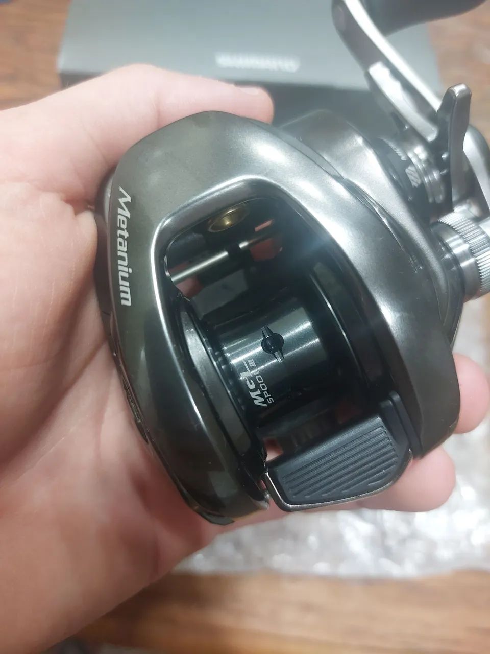 Carretilha Shimano Metanium MGL HG Quase Nova