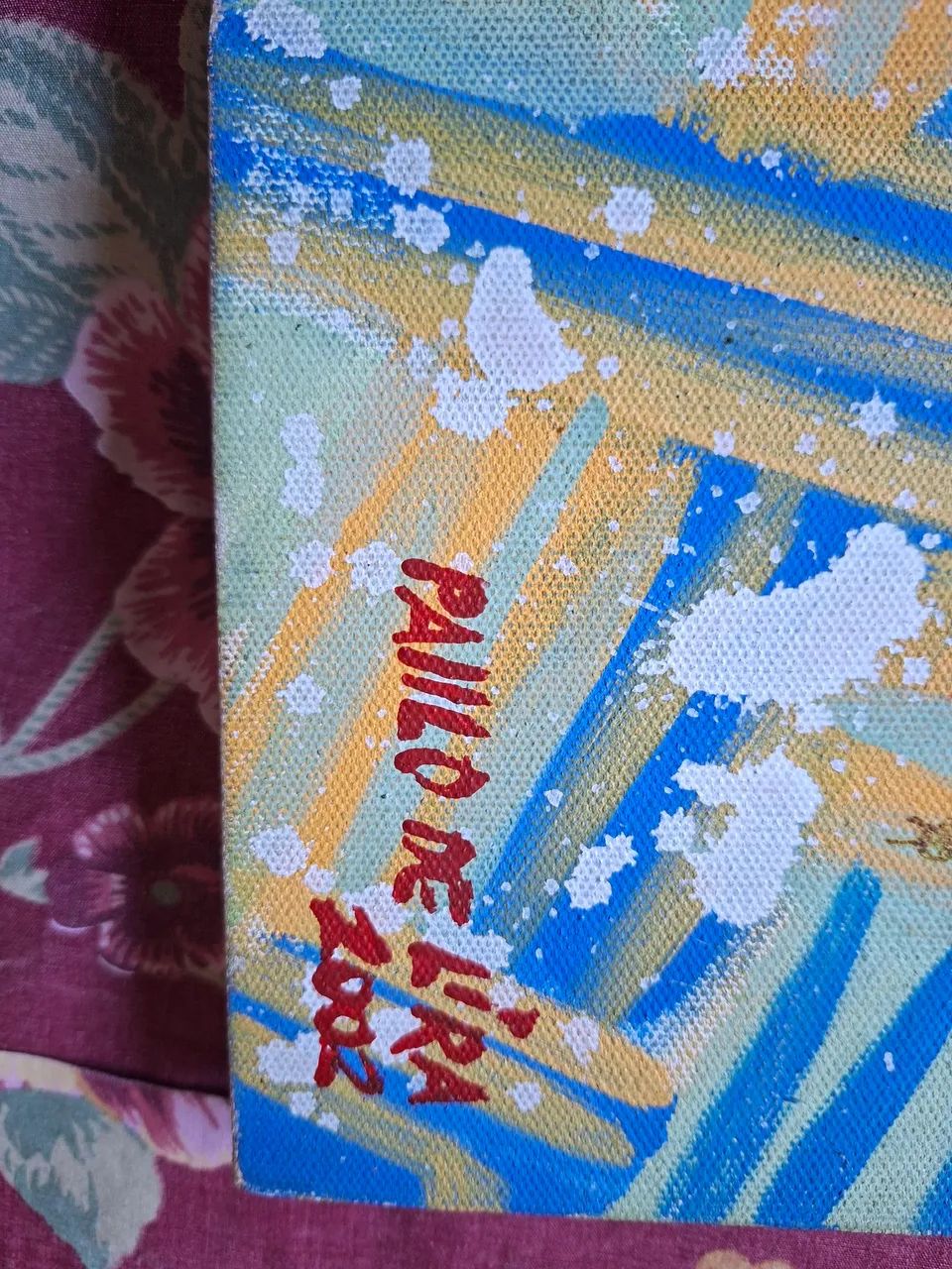 Pintura sobre tela do artista Paulo de Lira - Foto 2