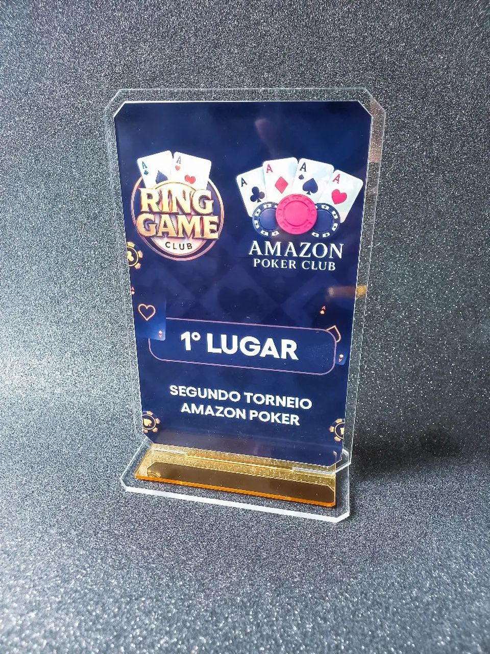 Troféu Poker Personalizado