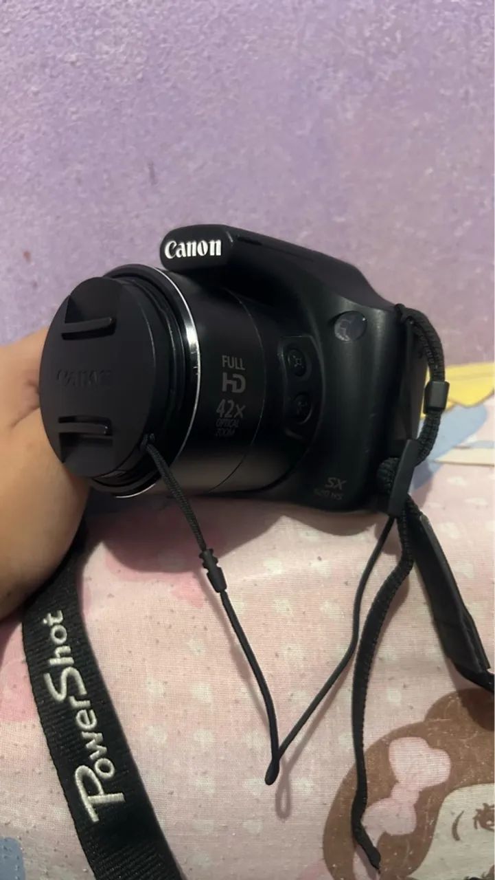 Vendo esta linda cânon 520hs semiprofissional  - Foto 6