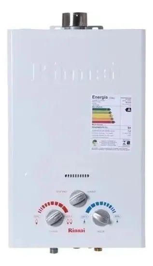 Aquecedor de água a gás Rinnai - reu 600 br fe 7 litros - Foto 4