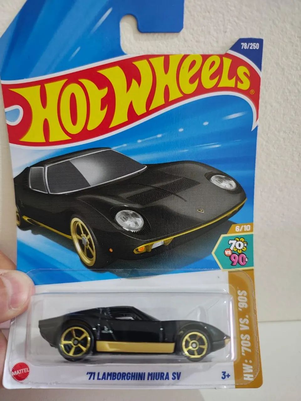 Hot Wheels '71 Lamborghini Miura SV - Coleção HW '70s vs '90s