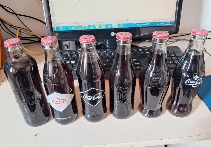 Coleção de garrafas vintage da Coca Cola - Foto 5