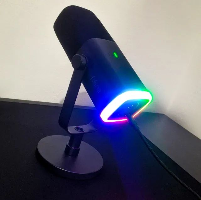 Microfone Gamer Fifine AM8 RGB - Foto 2
