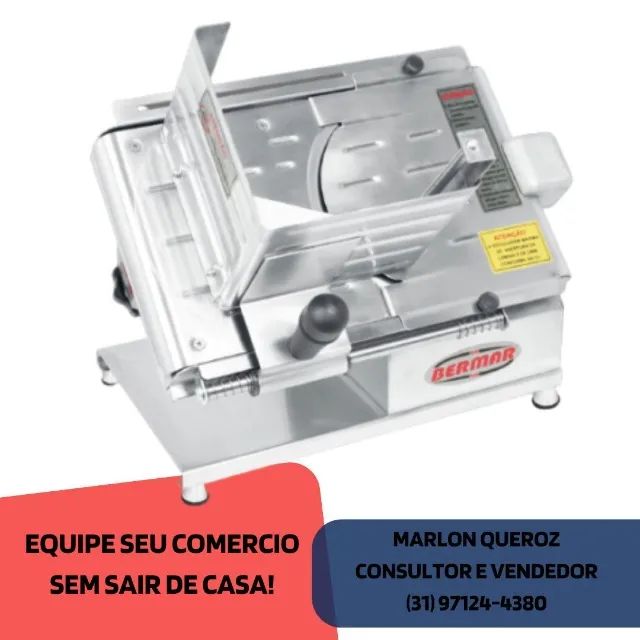 Fatiador de Frios Inox Lamina 22CM  Bermar