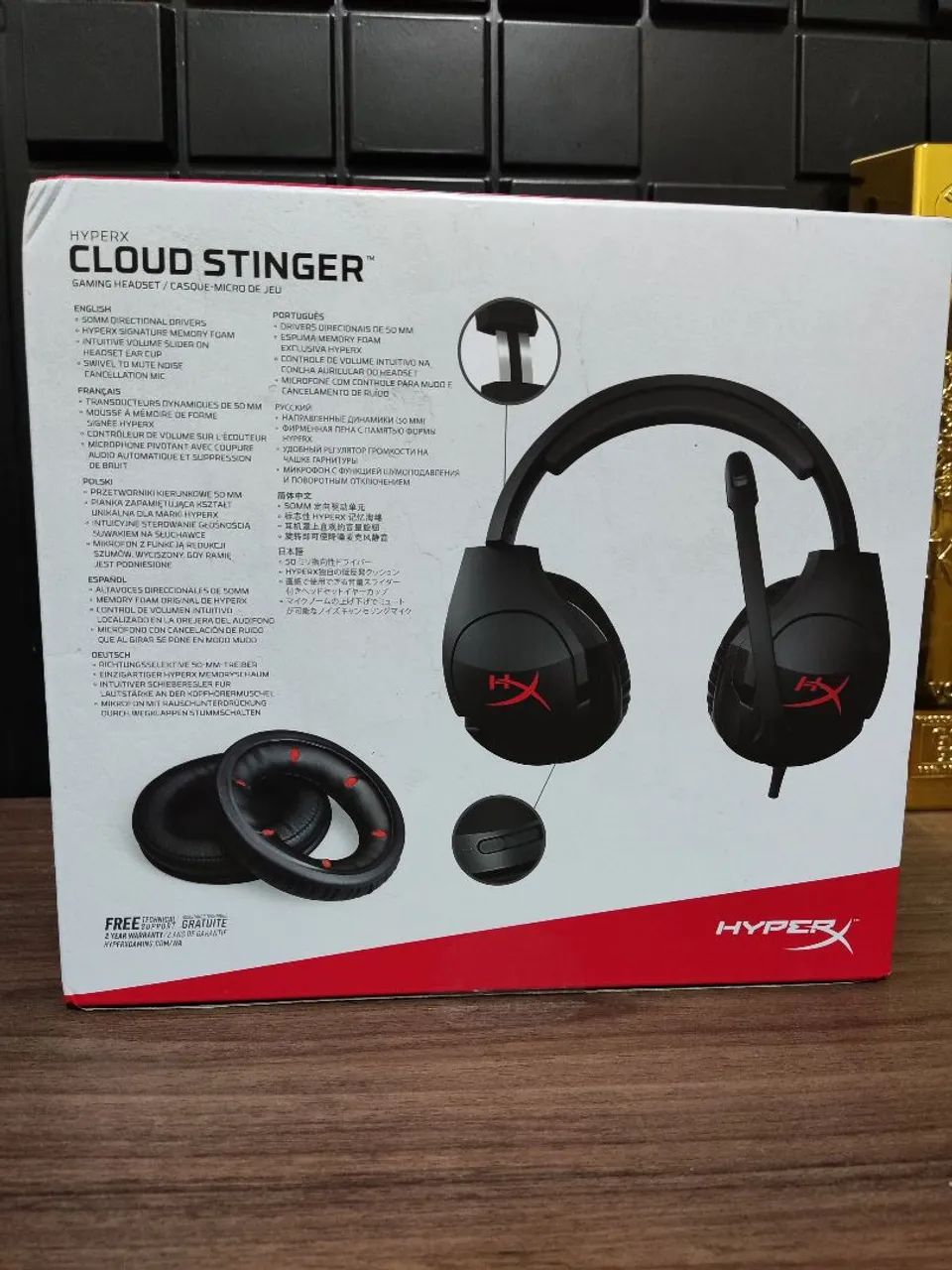 Headset HyperX Cloud Stinger lacrado 64289667686274121