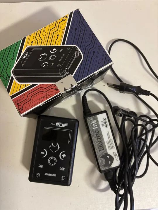 Fonte Electric Ink Tatuar Mini Pop Preta - Foto 2