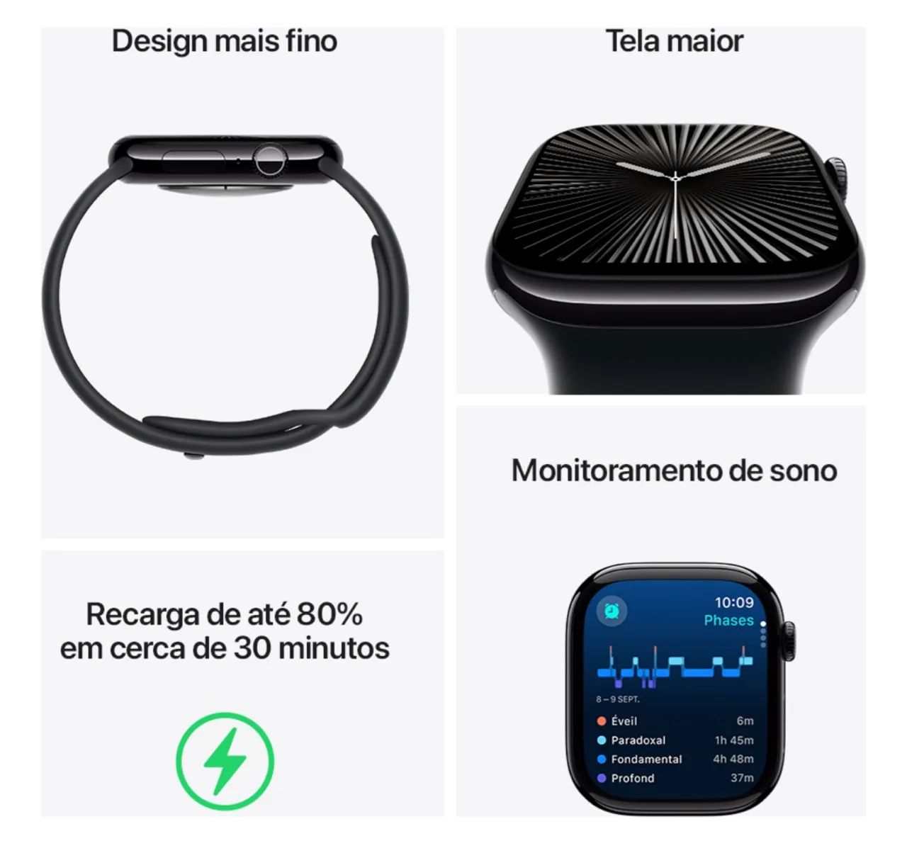 Apple Watch Series 10 - Preto - 46mm - Foto 5