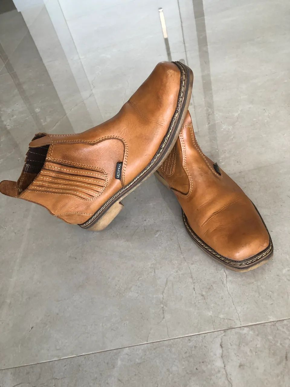 Bota de couro 44 - Foto 5