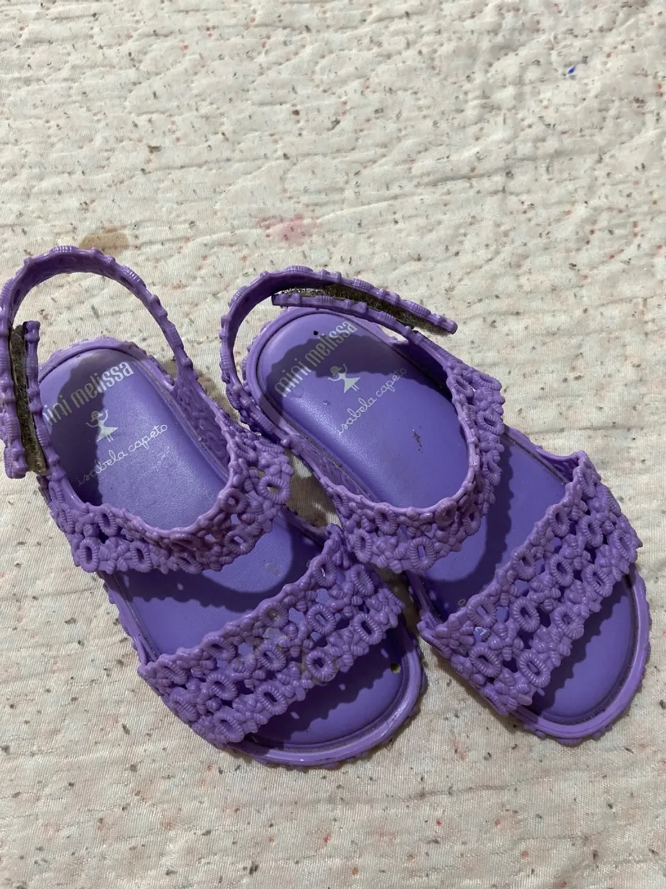 Sandália Mini Melissa Roxo - Isabela Capeto