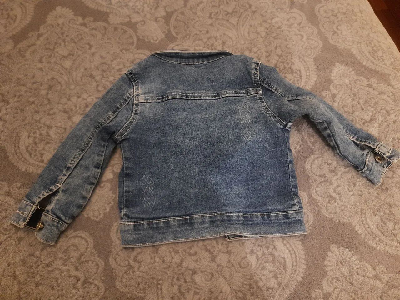 Jaqueta Jeans Infantil com Detalhes de Unicórnio - Foto 2