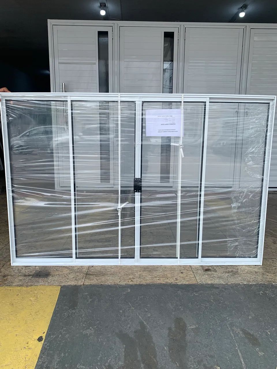 Janela de aluminio branca 1.00x1.50 4 folhas -direto de fábrica - Foto 3