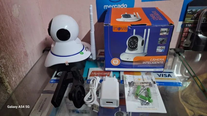 Câmera Inteligente Wi-fi 360° Acesso Remoto Via Celular - Foto 3