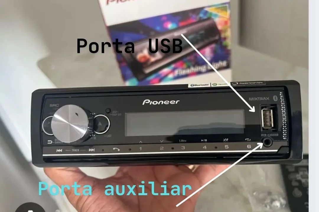 Adaptador Receptor P2 Via Bluetooth USB Musica Som De Carro - Foto 3