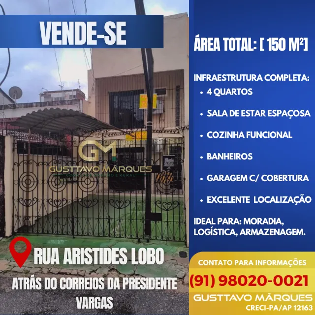 Casa na Rua Aristides Lobo