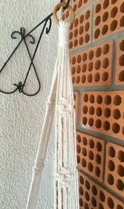 Suporte para Vasos em Macramê - Foto 5