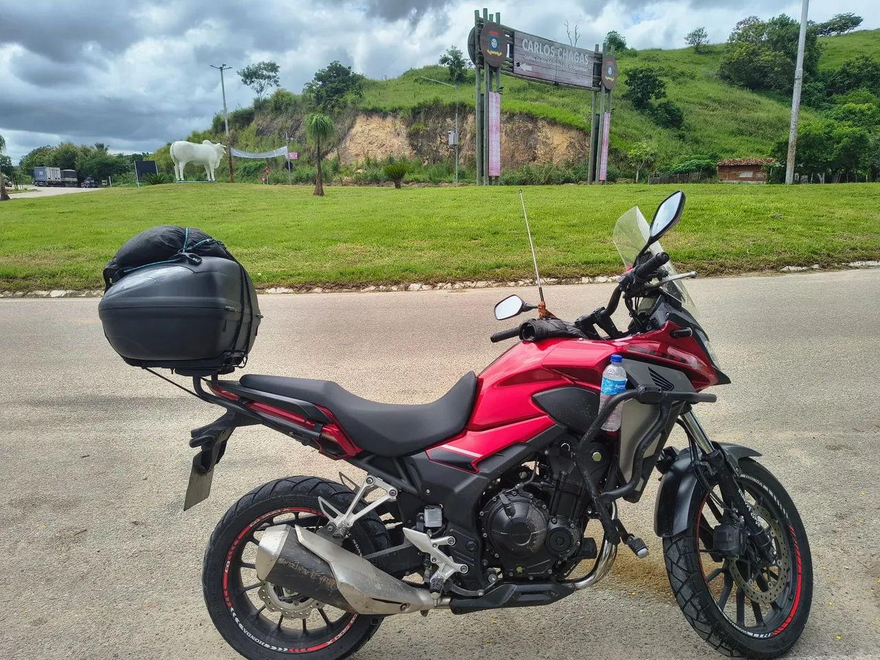 Vendo Honda CB 500X 2022 - Pronta para viajar! - Foto 2