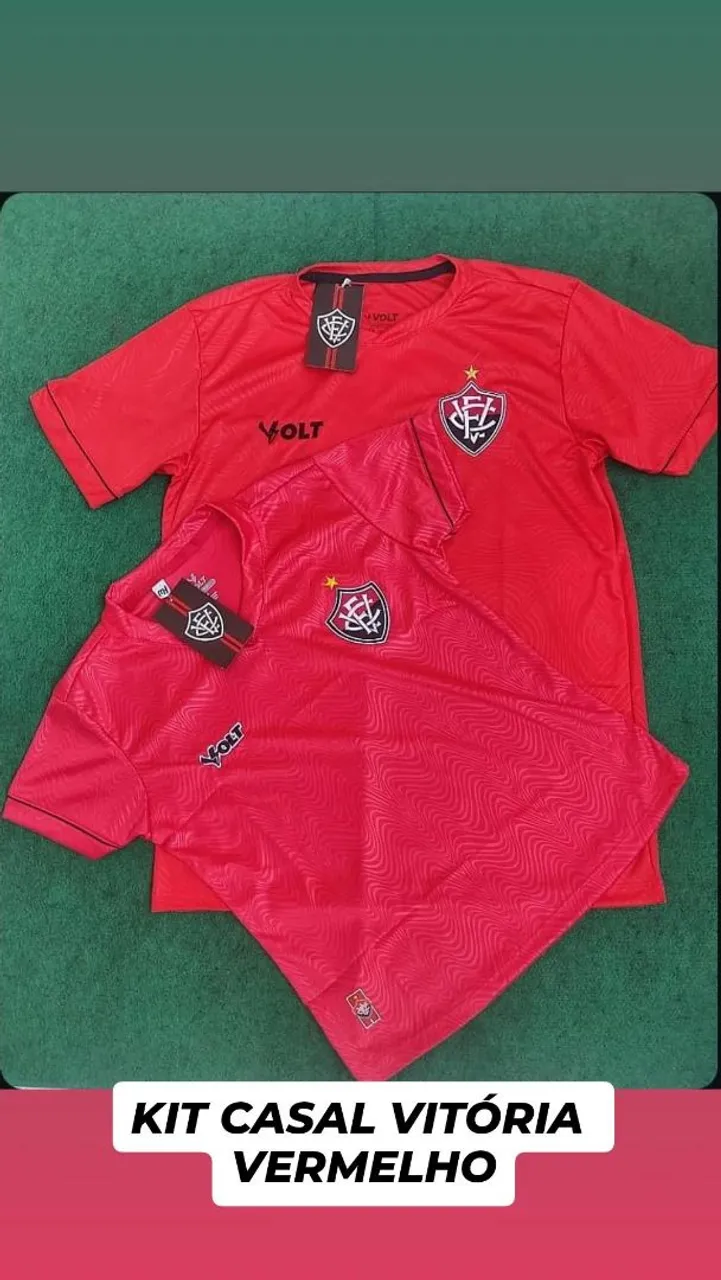 Kit Casal Vitória Vermelho