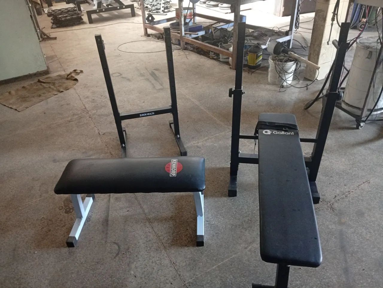 Banco de Musculação e Suporte para Barra