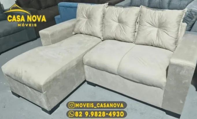 Sofá de Canto Novo - Conforto e Estilo para sua Sala