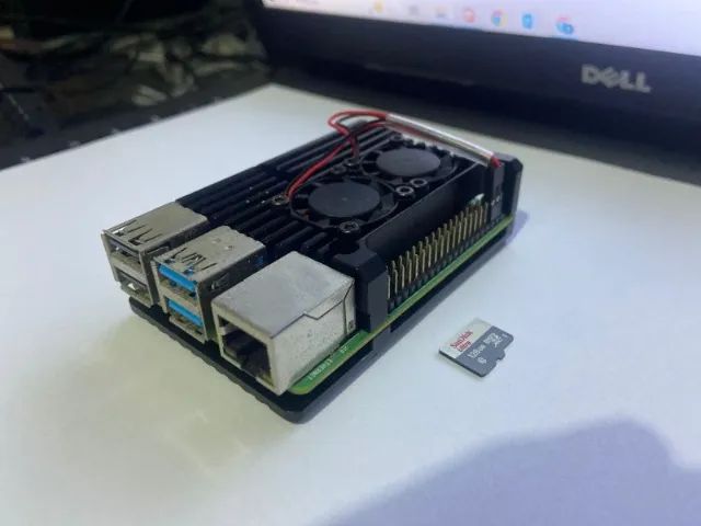Raspberry Pi4 com case resfriador e cartão de 128Gb com 15.000 jogos  - Foto 5
