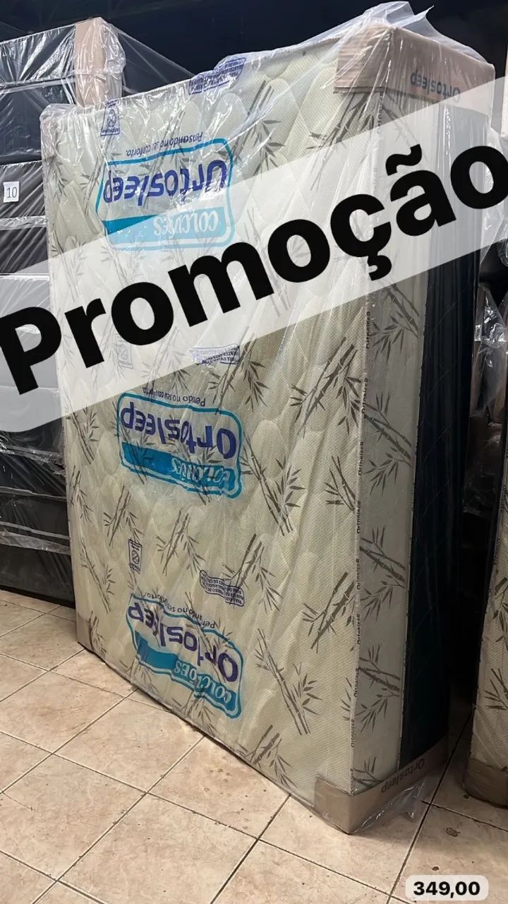 Cama box casal e solteiro