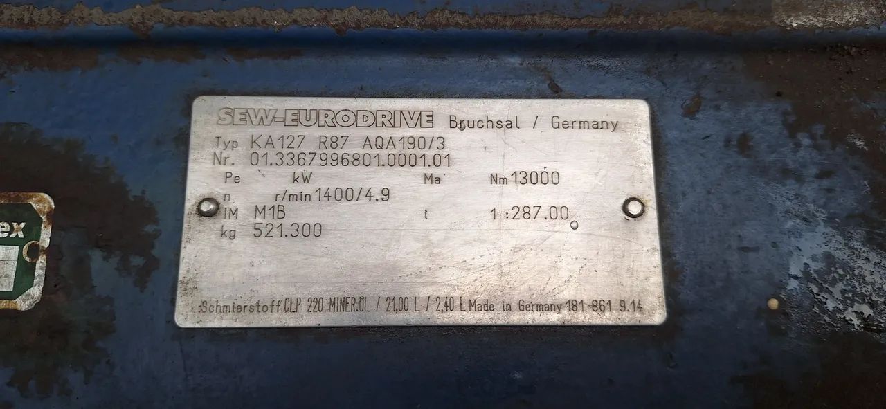 Motoredutor trifásico 7.5cv redução 1/287. - Foto 6