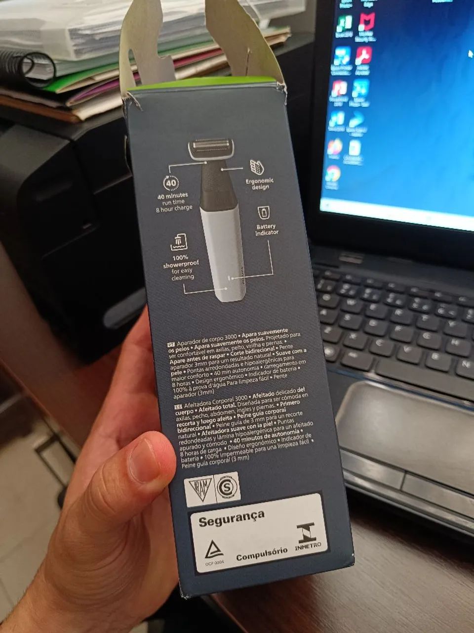Maquina de Cortar Cabelo Séries 3000 Philips - Foto 5