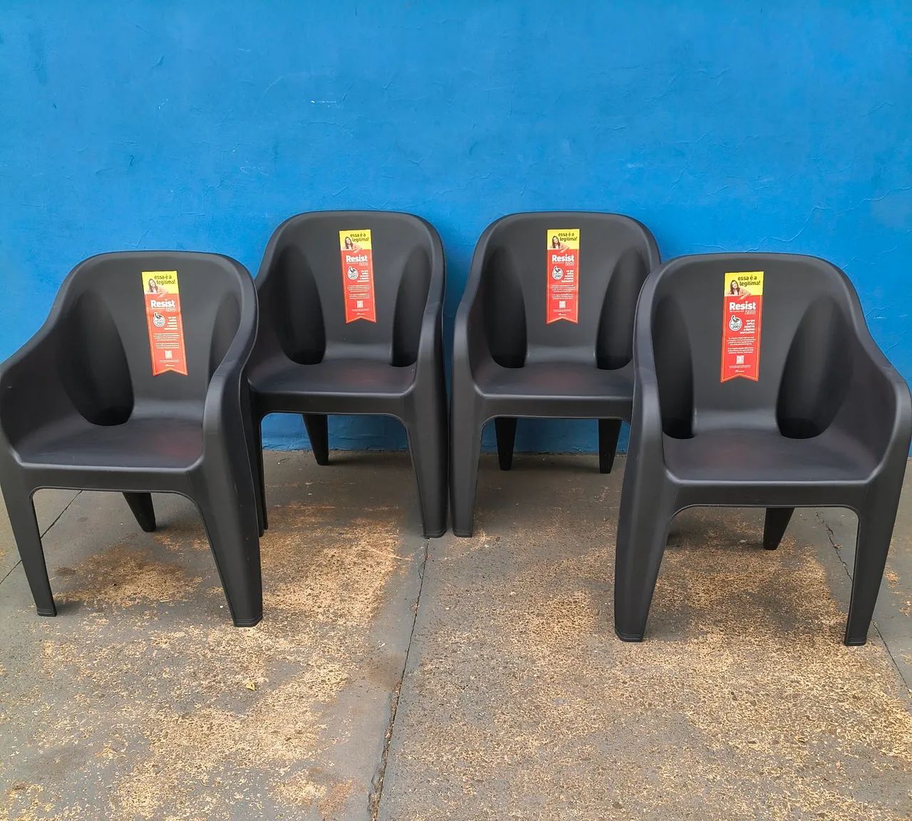 Cadeiras de plástico para área externa - Foto 2