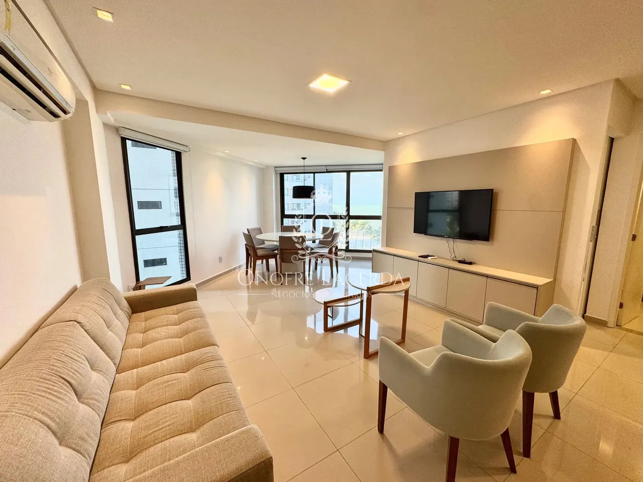 RC - Boa Viagem, 50m², 1 quarto, mobiliado, vista mar - R$5mil c/ taxas inclusas