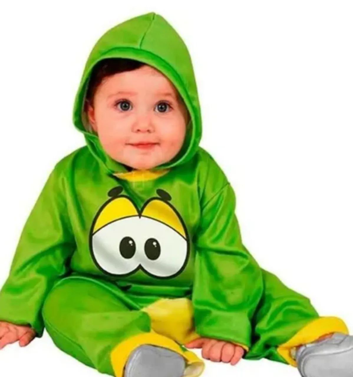 Fantasia Horácio Macacão Capuz, 0 a 1 Ano (Oficial)