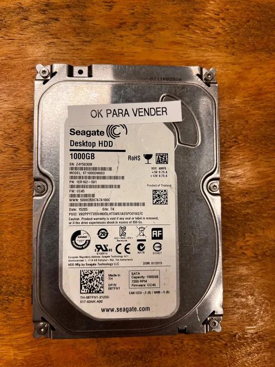 HDs para venda - Diversas marcas e tamanhos - Foto 5
