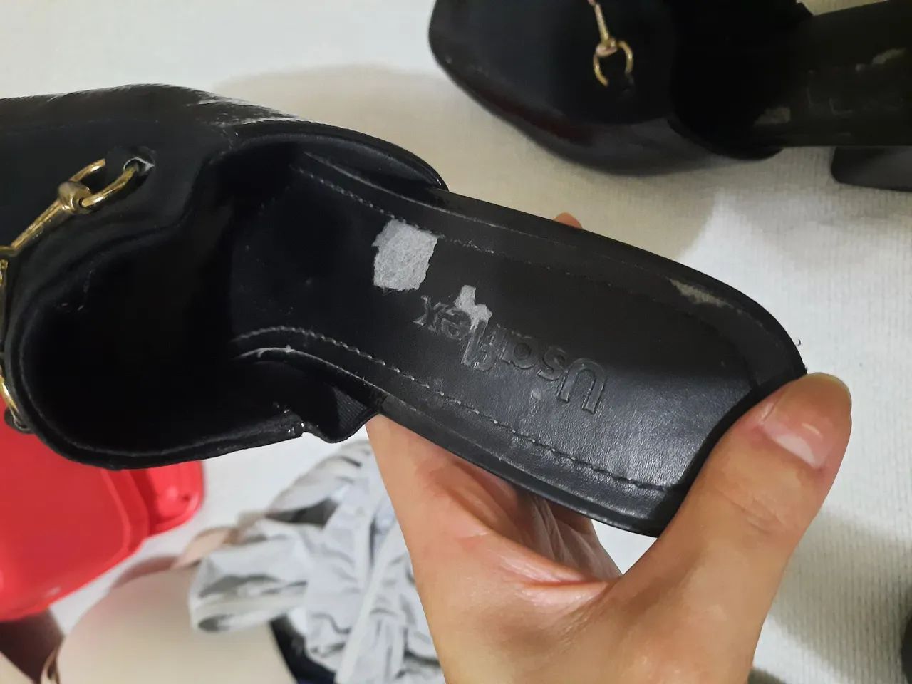 Mule preta elegante - Foto 3