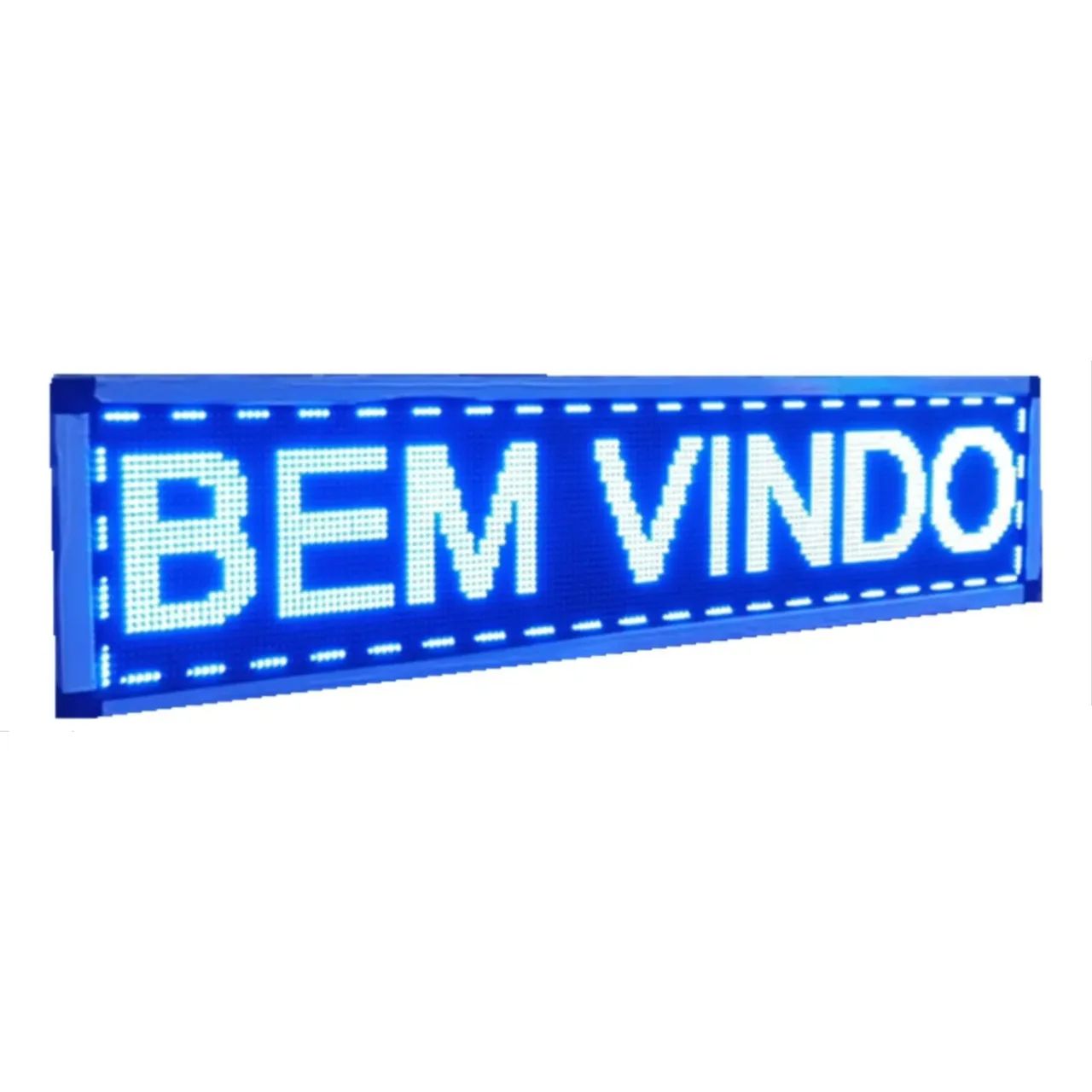 Painel de LED 200 x 40 azul (Honestidade e Qualidade é na Distribuidora JK Eletrônicos) - Foto 2
