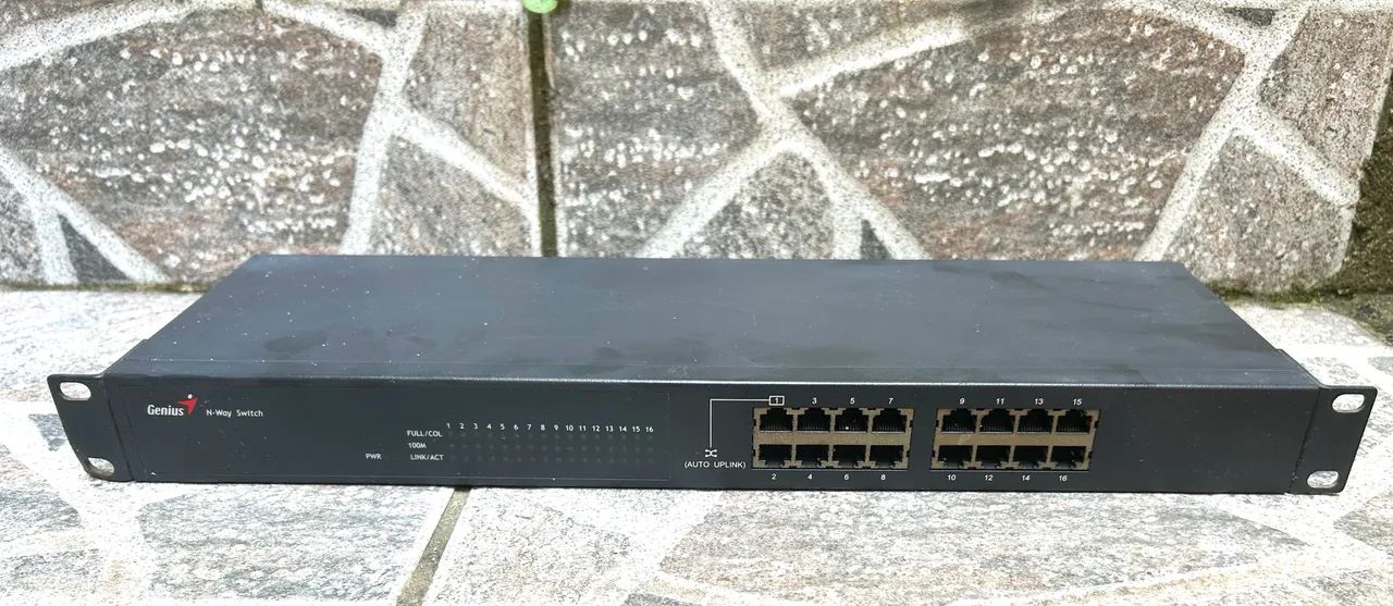switch de rede Genius N-Way de 16 Portas  - Foto 4