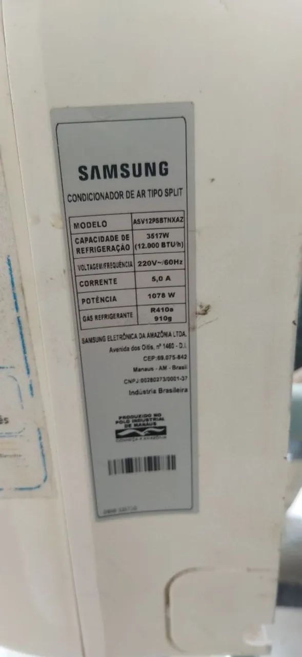 Ar Condicionado Split Samsung 12000 BTUs - Foto 6