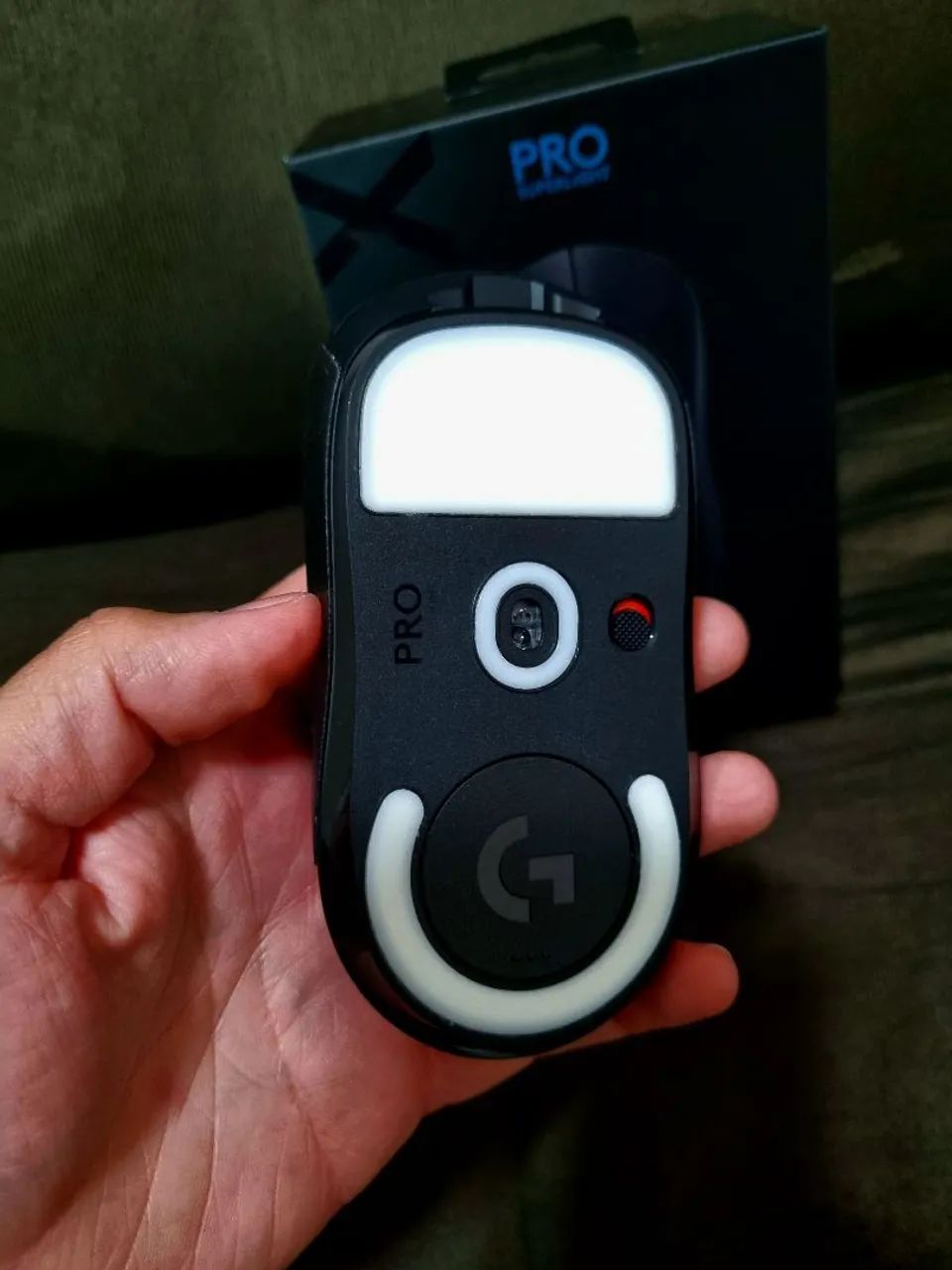 Mouse Logitech G Pro X Superlight com Feet Tiger Ice - Foto 3