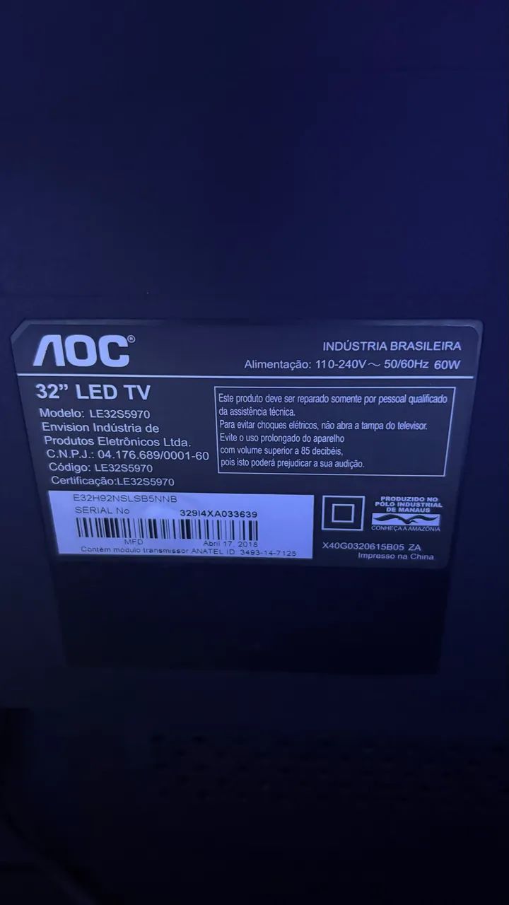 TV AOC SMART 32 INCHES64297414327682121