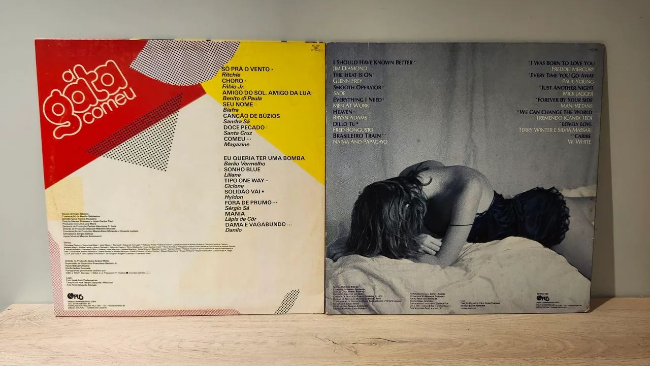 Discos de vinil da novela A Gata Comeu LP 1985 - Foto 3