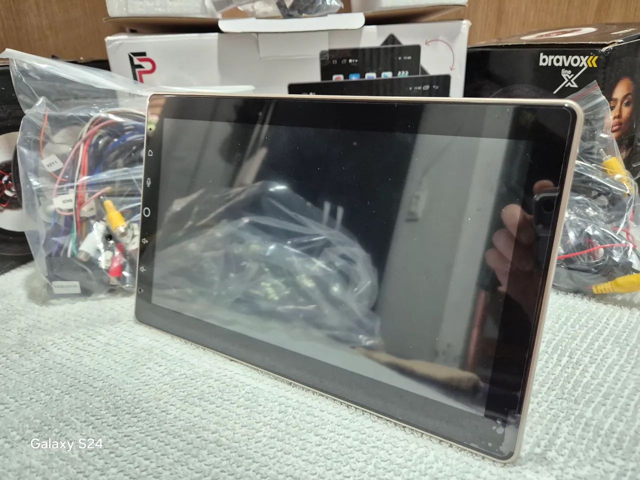 CENTRAL MULTIMÍDIA FP IMPORT SYNC TRANSFORMERS DIN 1 + CAIXAS DE