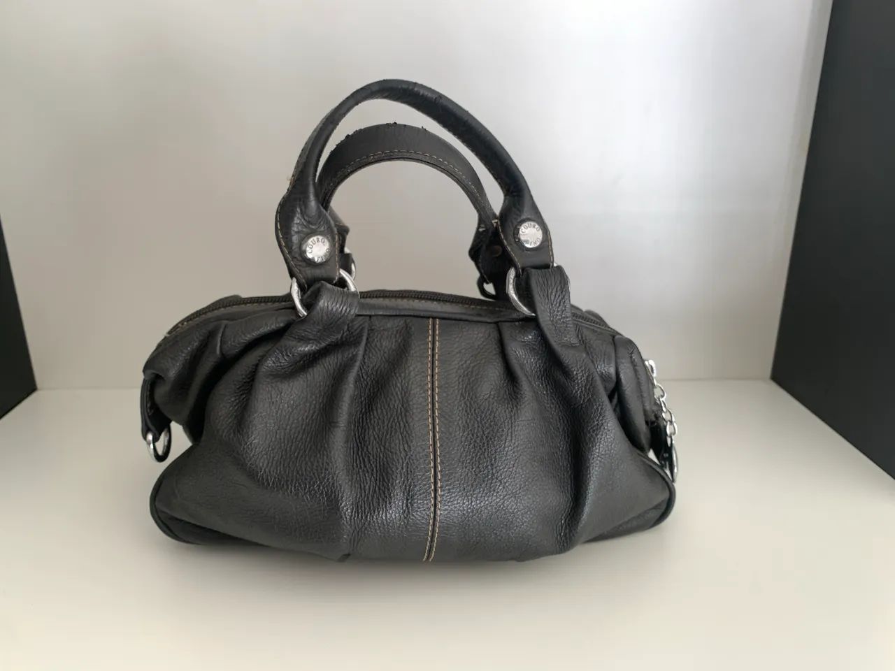 Bolsa couro fino  - Foto 3