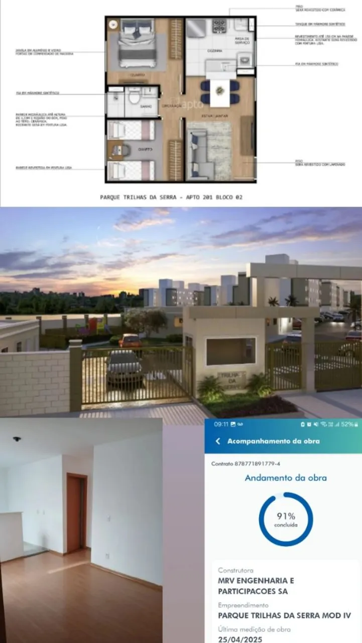 Residencial Parque Trilhas da Serra - Apartamento 201