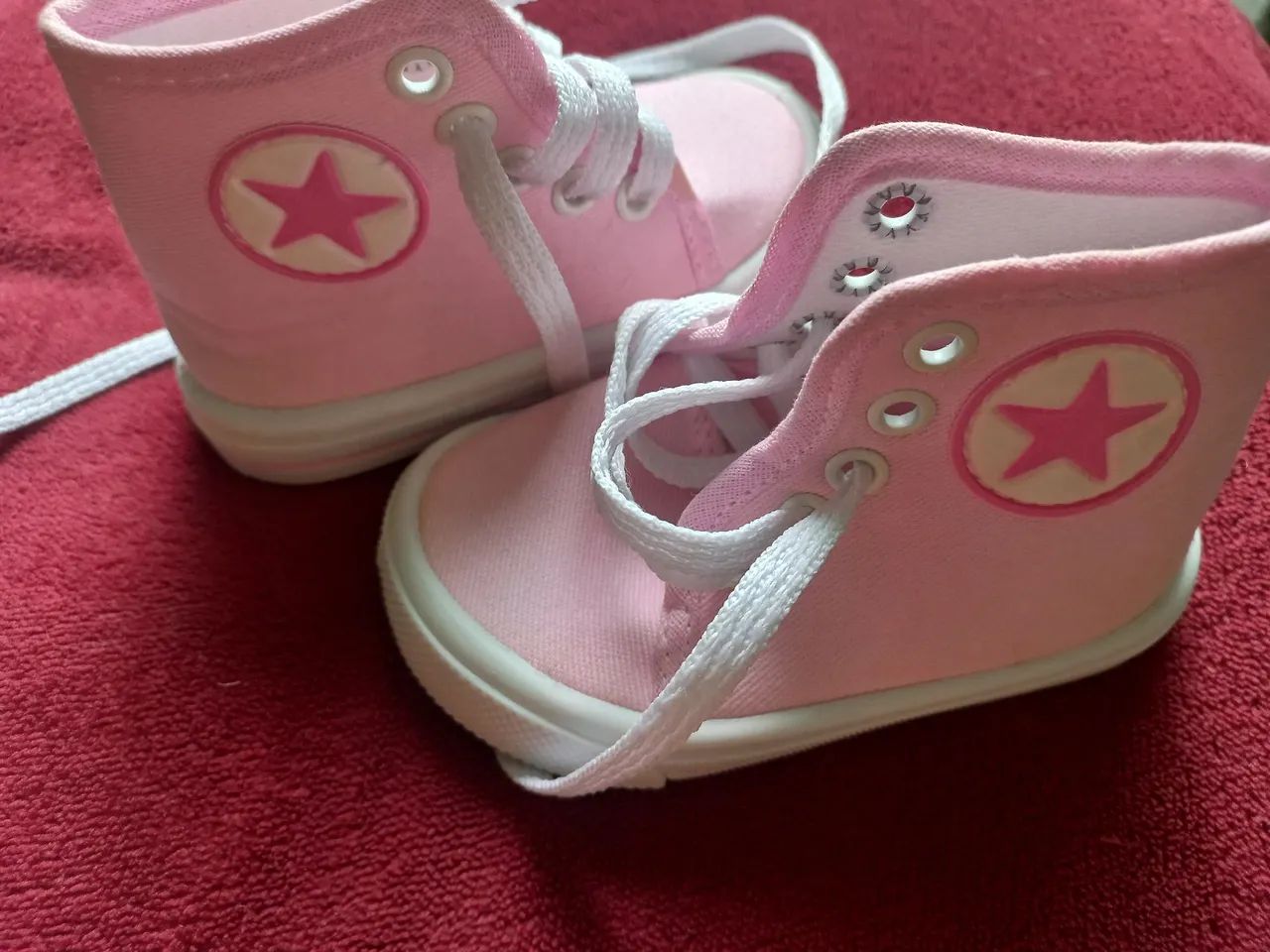 Tênis Rosa Bebê - Novo - Foto 2