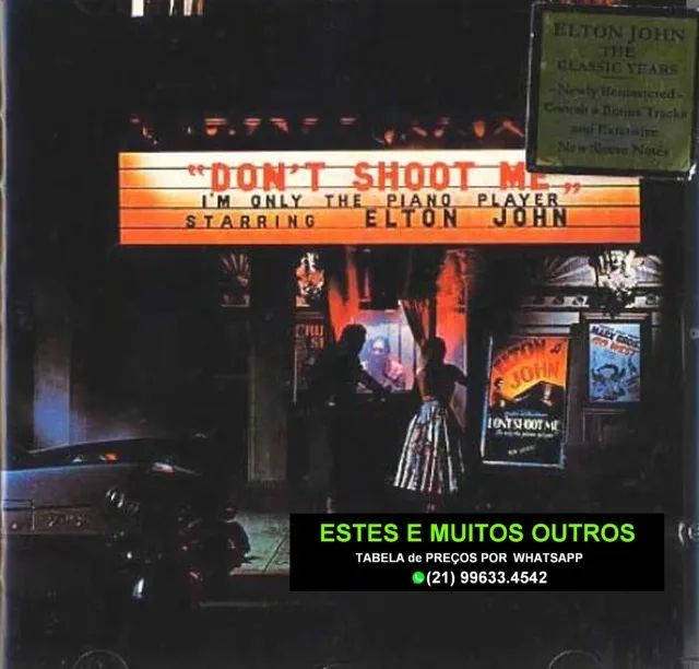 4 Cds do Elton John. Envio mínimo R$ 120,00.  - Foto 2