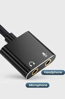 Adaptador de áudio e microfone USB  - Foto 3