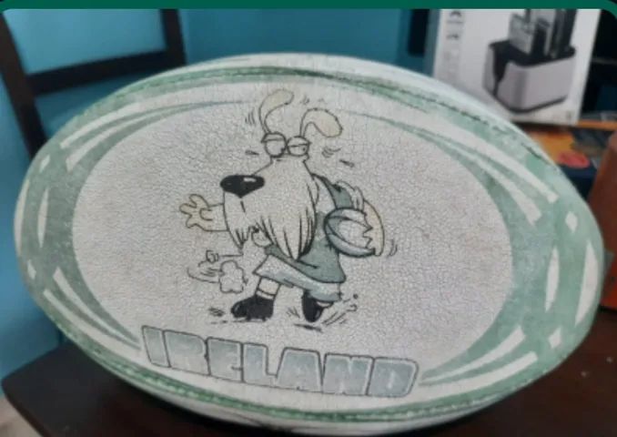 Bola Oficial de Rugby Mascote Broc Irlanda Marca Gilbert - Foto 2