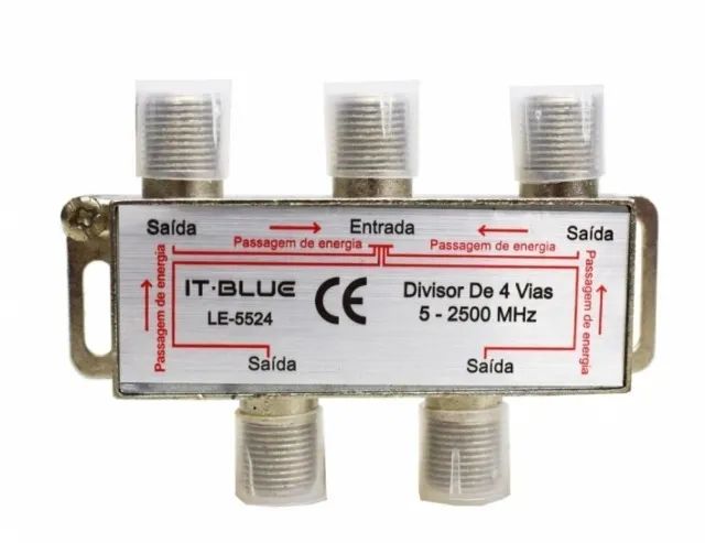 Divisor de Antenas 4 Saidas IT BLUE