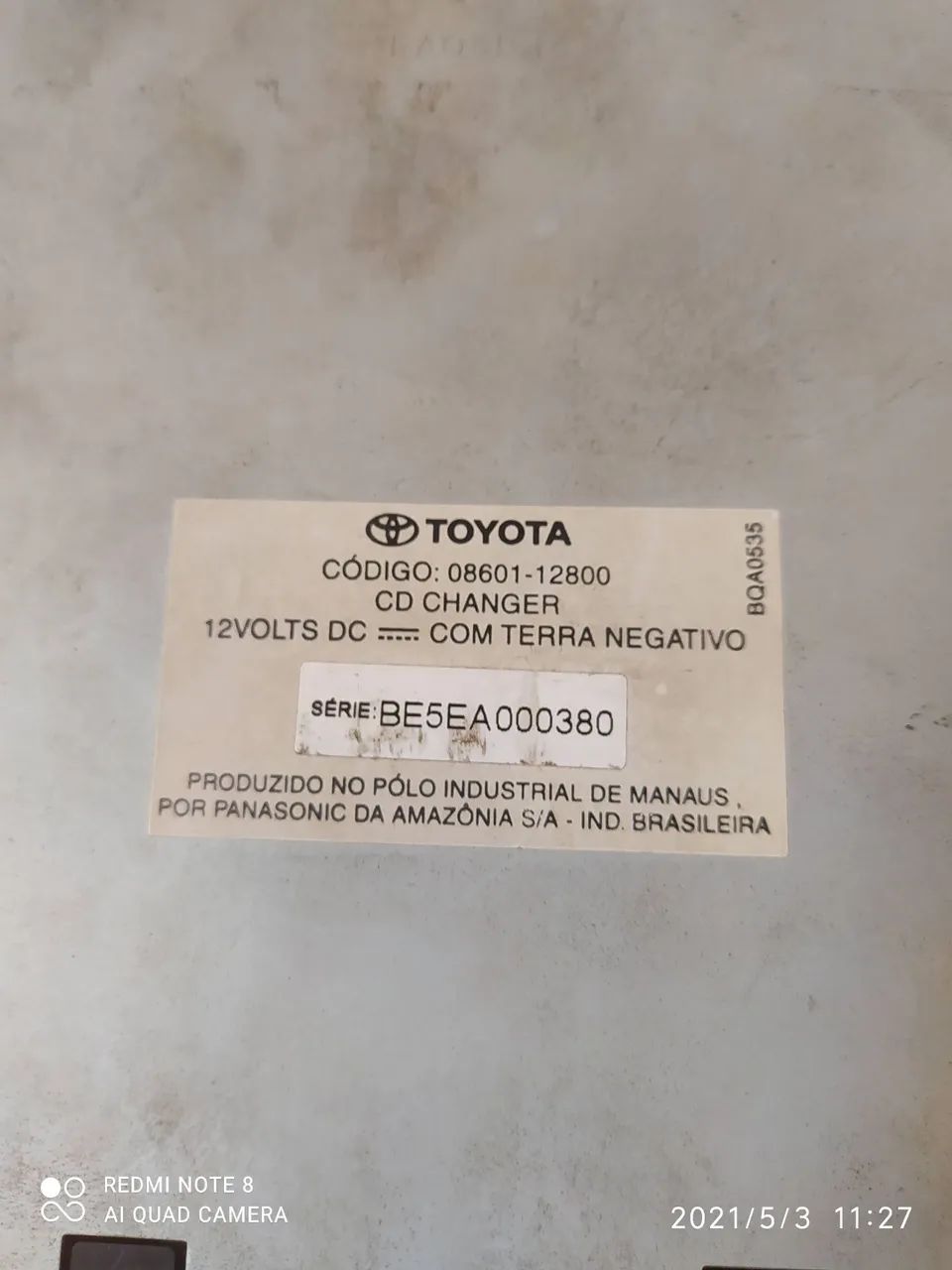 Toca cd original Toyota Corolla 2004  - Foto 4