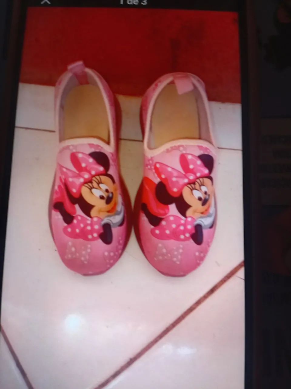 Tênis infantil da minnie